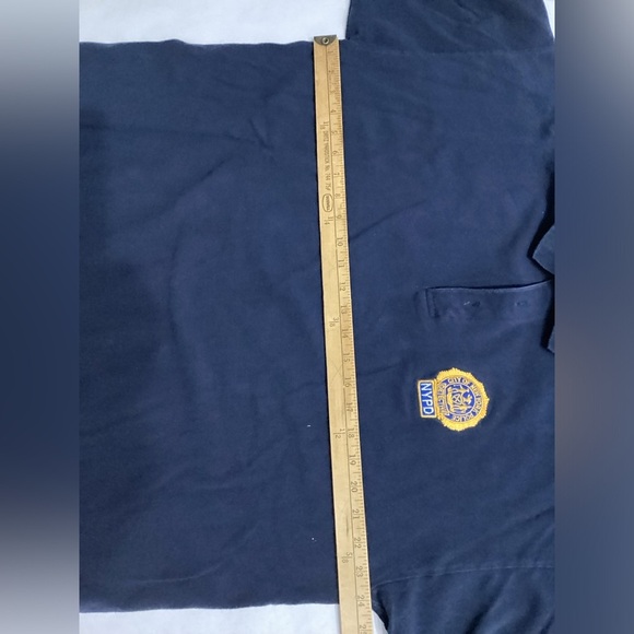 Vintage City Of New York Police Detective NYPD Gilman Men’s Shirt XL Collar Polo - Picture 6 of 7